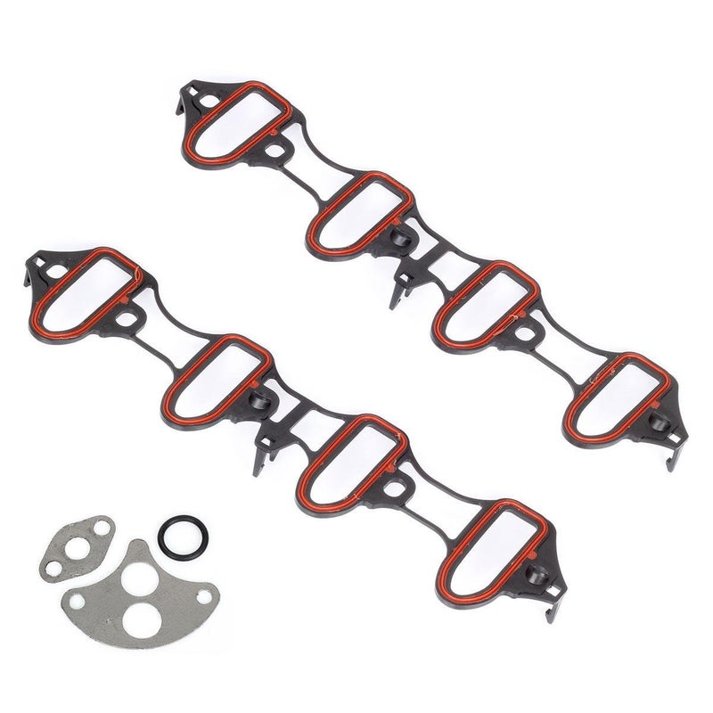 Vincos Intake Manifold Gasket Ms92211 Ms18007 Ms4657 Ms16340 Compatible with Tahoe 00-03 5.3l 4.8l Silverado/Sierra 01-03 6.0L Silverado/Sierra/Yukon XL/Suburban/Avalanche 1500 02 03 5.3L - Image 2